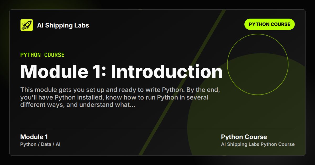 Cover image for Python for AI Engineering