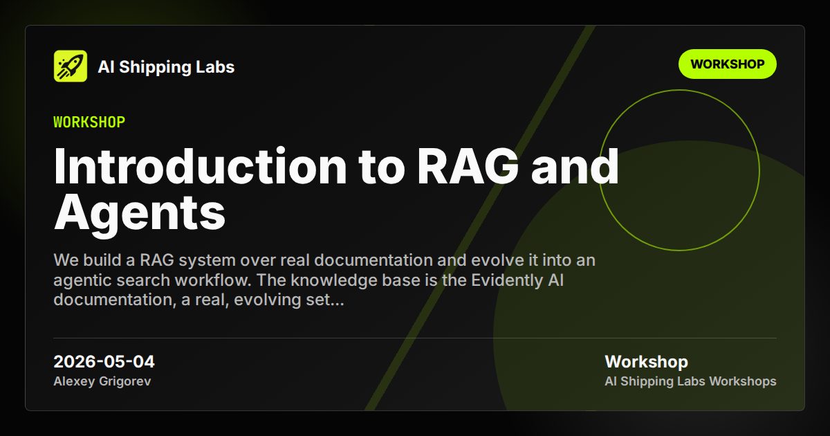 Cover image for Introduction to RAG and Agents